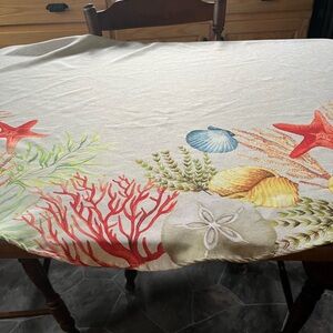 Beach tablecloth